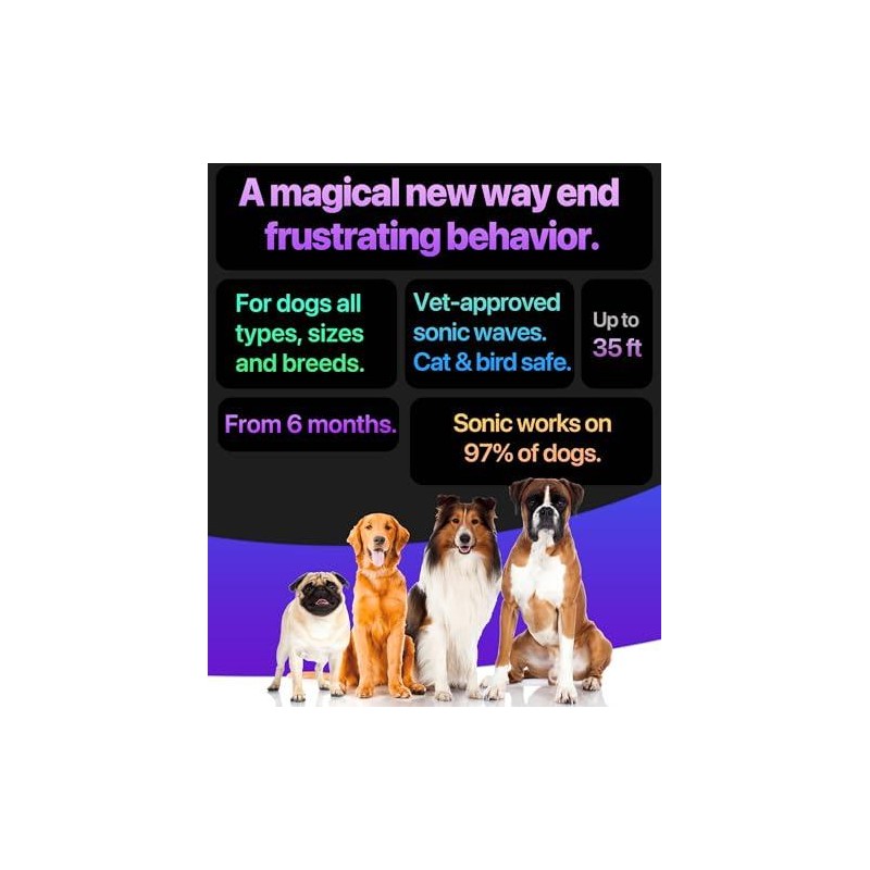 NPS Dog Bark Deterrent Device Stops Bad Behavior - No