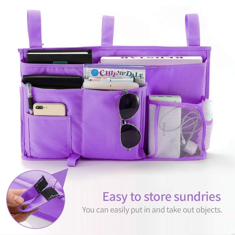 Caddy Hanging Organizer Bedside Storage Bag, 600D Oxford Cloth with
