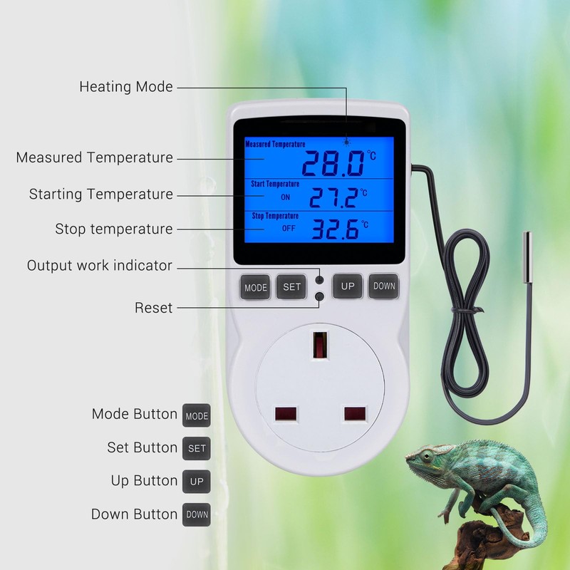 INKBIRD Thermostat Plug Socket, Digital Temperature Controller Timer Outlet, Timer