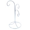 BestPysanky 3-Arm 3-Tier Silver Metal Ornament Stand Display 10.75 Inches