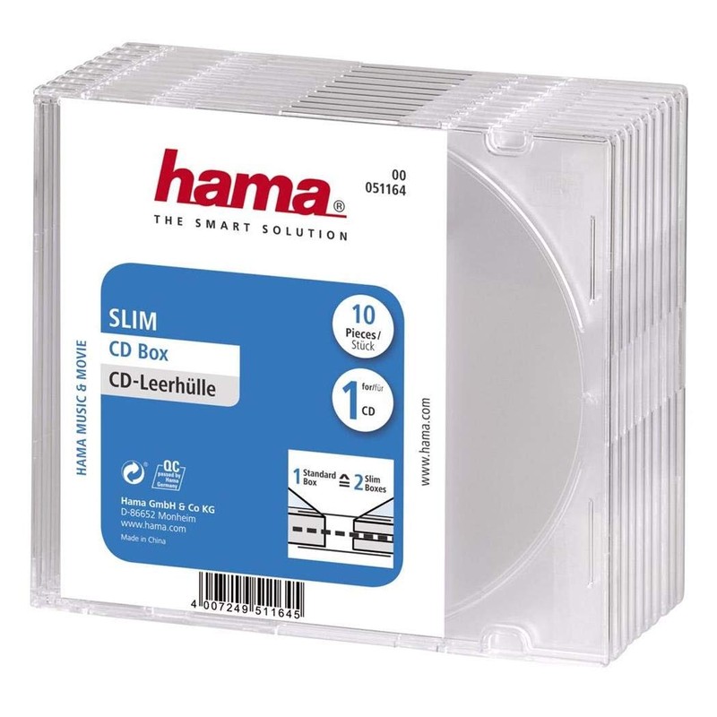 Hama CD-Leerhülle Slim