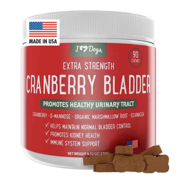 iHeartDogs Extra Strength Urinary, Bladder, & Kidney Support for Dogs