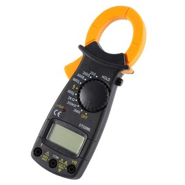 DT-3266L Digital Clamp Meter - Clamp Multimeter - Amper Current Clamp Pincers Voltmeter 600A Measures AC/DC Current Voltage Temperature（2K‑200K‑2MΩ）