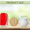 Remerry 12 Pcs 2.5 Inch Mini Succulent Pots with Bamboo