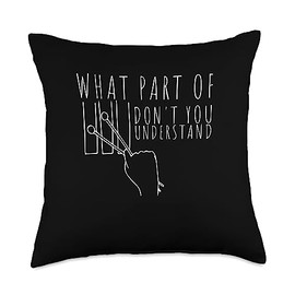 Marching Band Pit Crea Glockenspiel Accessories Vibraphone Mom Marimba Ninja and Mallet Glockenspiel Throw Pillow, 18x18, Multicolor