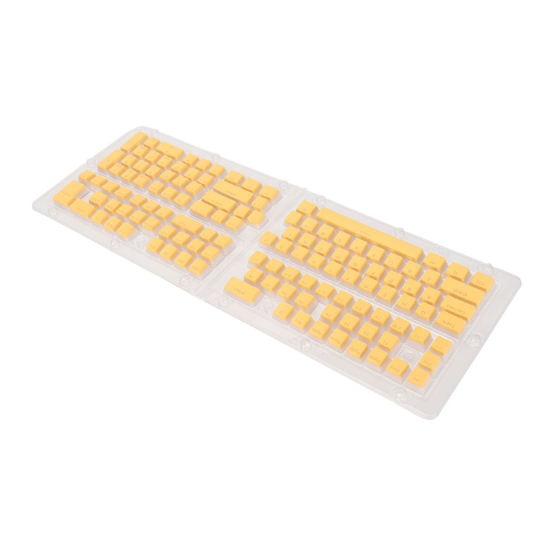 PBT Pudding Keycaps 129 Keys Translucent OEM Height Doubleshot Injection