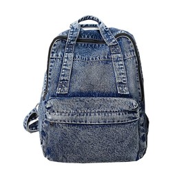 MaxxCloud Vintage Denim Backpack Tote Satchel Hiking Knapsack Travel Bag Handbag Rucksack (8016)