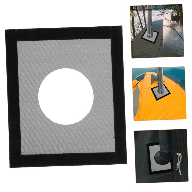 BESPORTBLE Protective Ring for Tent Stove Jack Flame Retardant Fiber