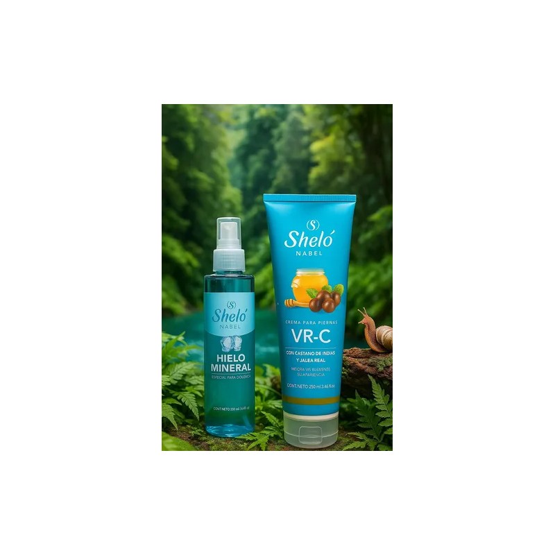Kit Hielo Mineral Y Crema Vrc Shelo Nabel, Original +regalo