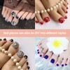 Pack of 120 Toenails, 12 Sizes False Toenails Kit, Toenail