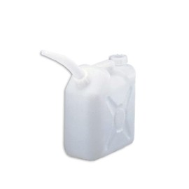 Azuwan 5-037-02 Square Bottle (with Nozzle, Made of HDPE) 3.2 gal (10 L)