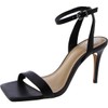 Vince Camuto womens Saprenda Ankle Strap Heeled Sandal, Black, 7.5