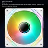 ARGB Chassis Fan, RGB Cooling Fan 140x140x25mm with Synchronized LED,