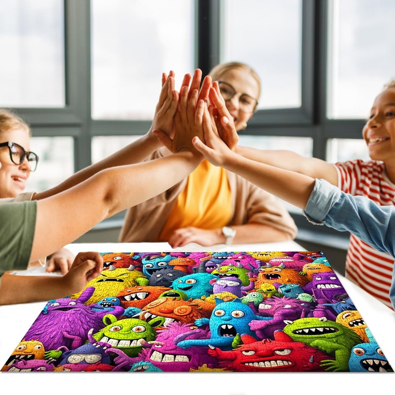 Puzzle 1000 Pieces, Puzzle for Adults, Impossible Puzzle, Colourful Tile