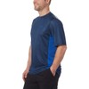 Speedo Men's Longview Short Sleeve Swim Tee - Blue -