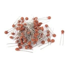 sourcingmap 100pcs 68pF 50V 10% Radial Lead Through Hole Ceramic Disc Capacitor