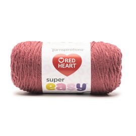 Red Heart Super Easy Red Yarn - 3 Pack of 250g / 8.8oz - Acrylic - #6 Super Bulky - 238 Yards - Knitting/Crochet