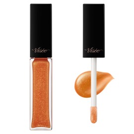 Visee OR200 Essence Lip Plumper, Sheer Orange, 0.2 fl oz (5.5 ml) Lip Gloss, Plump Volume, Moisturizing, Warming
