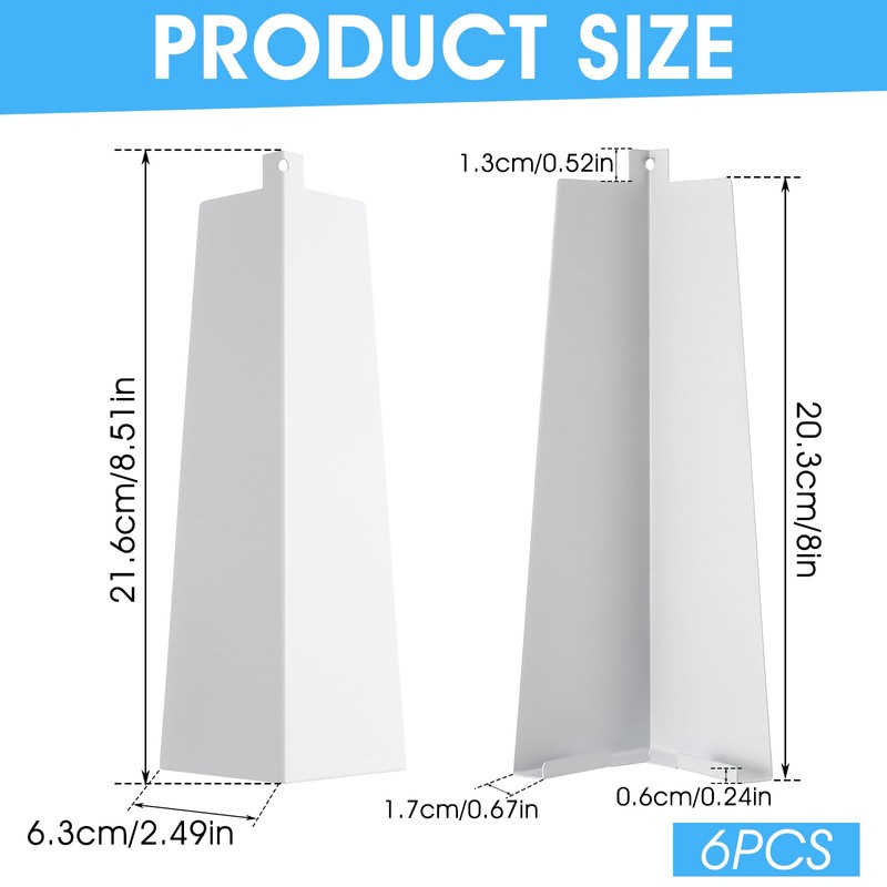 6 Pcs Aluminum Siding Corners 8 Inch Outside Siding Corner