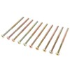 M6 Carbon Steel 120mm Furniture Bolts with Nuts Connector Fastener