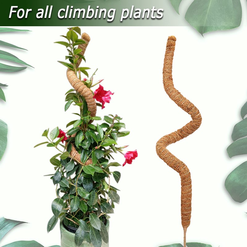 48 Inch Moss Pole, Bendable Moss Pole for Plants Monstera,