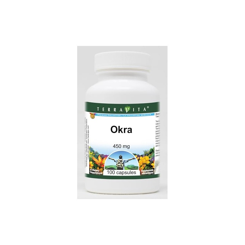 Okra - 450 mg (100 Capsules, ZIN: 520987)