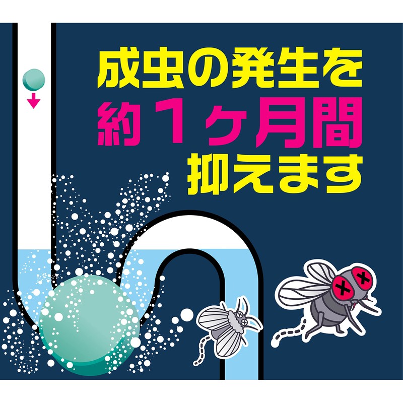 排水口 コバエ退治 ヌメリとりプラス 3錠入り