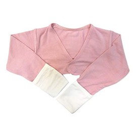 EDENSWEAR Zinc-Filled Rayon Eczema Face Anti-scratch Sleeve Cover Vest (9Months pink)