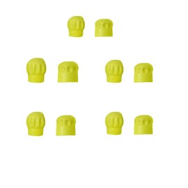 5Pack Yellow Volume Control and Channel Knob Cap for XTS3000 XTS5000 Radio