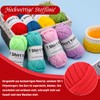 Doxiru 4 Pack 100g T-Shirt Yarn Set, Yarn for Knitting,