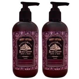 Black Canyon Cinnamon & Mint Scented Body Lotion with Lanolin and Jojoba Oil, 8 Oz (2 Pack)