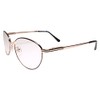Classic Vintage Retro Spring Hinge Gold Frame Oval Reader 2.00