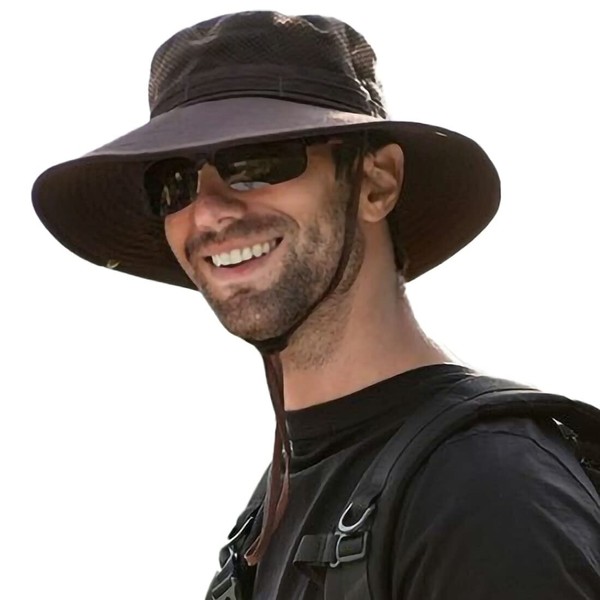 Arcade Men's Safari Hat, Mesh Breathable Structure, Foldable, UV Protection,