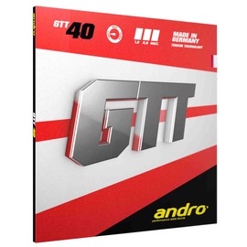 Andro Rubber GTT 40, options 1,8 mm, black