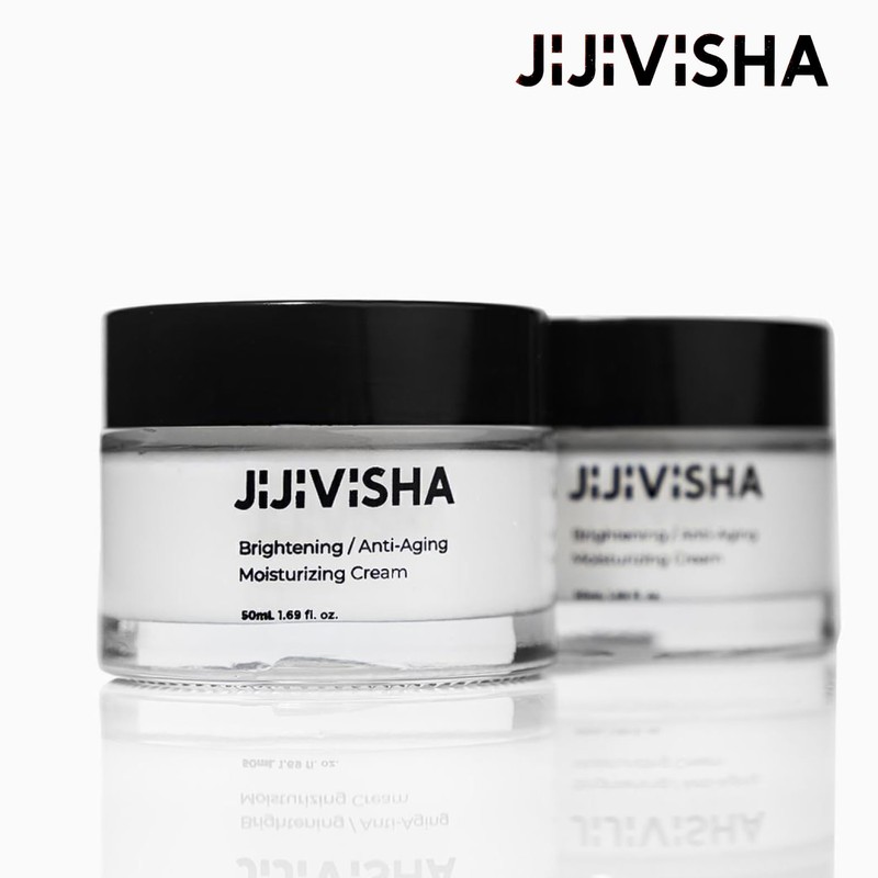 Jijivisha Brightening Anti-Ageing Moisturising Cream, Skin Renewal Formula, Reduces Redness,