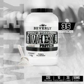 Beverly Proteína 100% Whey 1kg 26 Servicios Suplemento Polvo