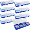 Spaluck 8 Pcs Screw Organizer Box Tool Bins with 4