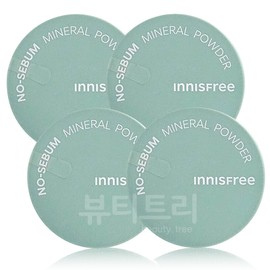 Innisfree No Sebum Mineral Powder 5g x 4 / 이니스프리 노세범 미네랄 파우더 5g X 4개