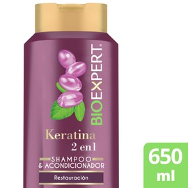 2 in 1 Shampoo and Conditioner - Keratina 650ml