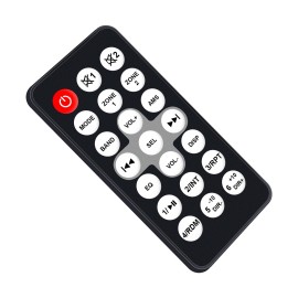 For iRV Replace Remote Control for iRV 29 iRV29 Mechless Stereo Unit AM/FM Radio Player