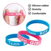 Gender Reveal Bracelets, Includes Team Boy Wristbands and Team Girl