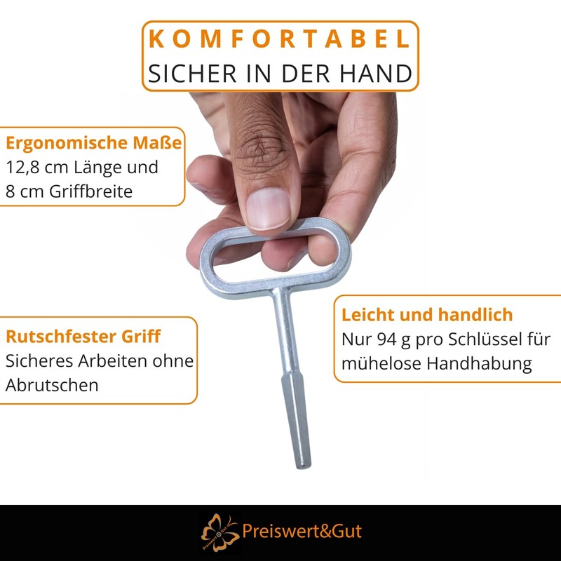 Preiswert&Gut 2 x Tongue Lock 125 x 25 mm and