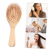 Baluue Elasticity Bamboo Scalp Comb Hair Massage Comb Anti-static and