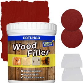 DOTUHAO 9 oz Red Oaks Wood Filler, Wood Putty, Wood Filler Paintable, Wood Repair Putty Stainable, Wood Furniture Repair kit, Quickly Repair Any Broken and defective Wooden Furniture (Red Oaks, 9 oz)