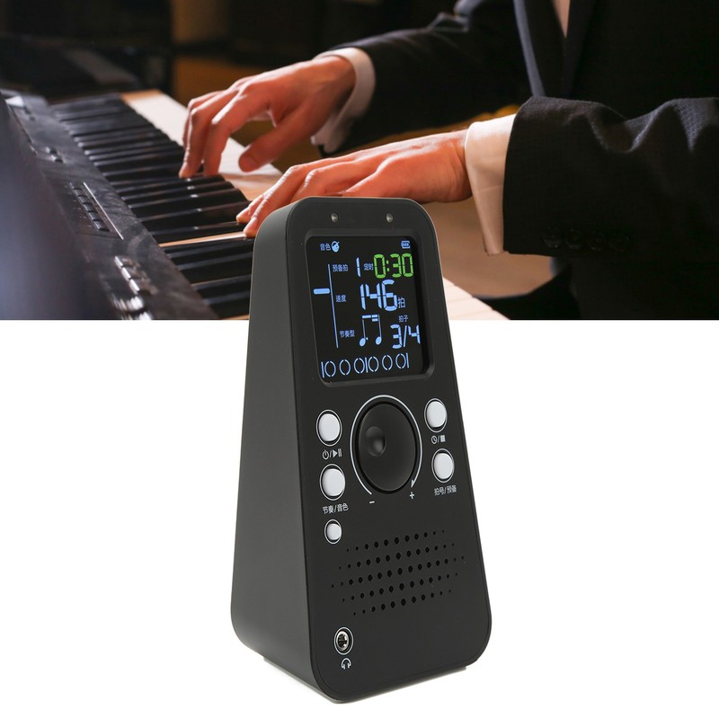 Electronic Digital Metronome Universal Smart Bluetooth Metronome for Guitar Piano