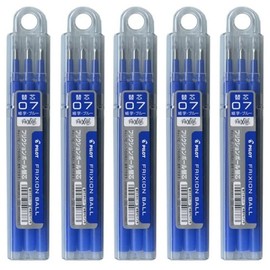 Pilot FriXion Ball Refill, 0.7mm, Blue, LFBKRF30F3L, 3 Pack x 5 Pack Set