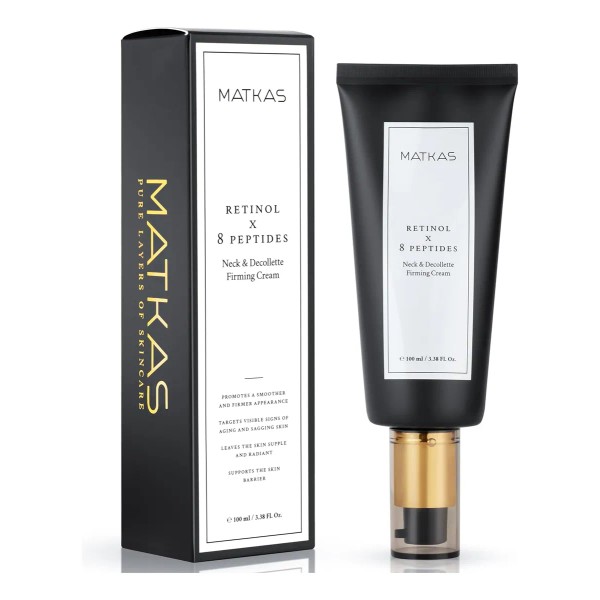 Matkas Crema Reafirmante Coreana De Retinol Para El Cuello,