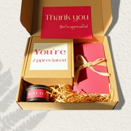 felinlova Thank You Gifts for Coworkers,Employee Appreciation Gifts Bulk,Thank You Gift Basket,Appreciation Gifts for Coworkers,Team Appreciation Gifts for Employees,Work Anniversary Present (Fuchsia)