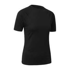 VanKee Maglietta a Maniche Corte per Ragazzi Asciugatura Rapida e Traspirante Maglia Intima Base Layer ad Elevata Elasticità Leggera Maglietta Sportiva a Girocollo per Corsa Calcio Basket Ciclismo