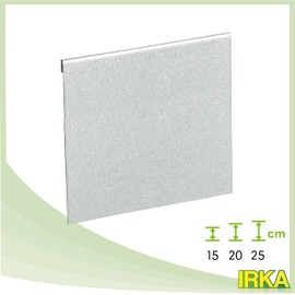 IRKA 1029-001 Lawn Edging Tape Connector 1 mm Thick Aluminium Zinc Seamless Flower Bed Edging Height 15 cm